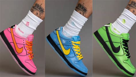 sb dunks powerpuff girls